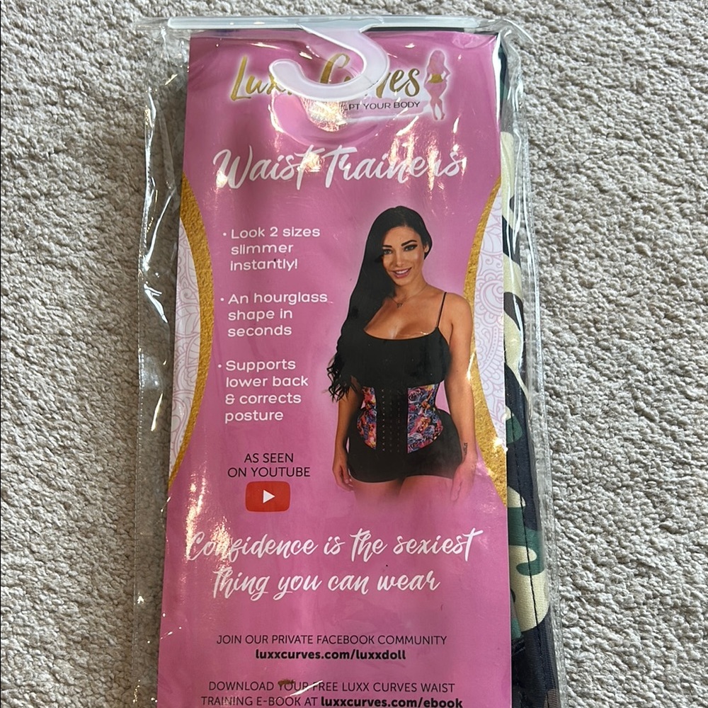 New in Package Luxx Curves Camo Waist Trainer, size XL, long torso - Picture 3 of 4